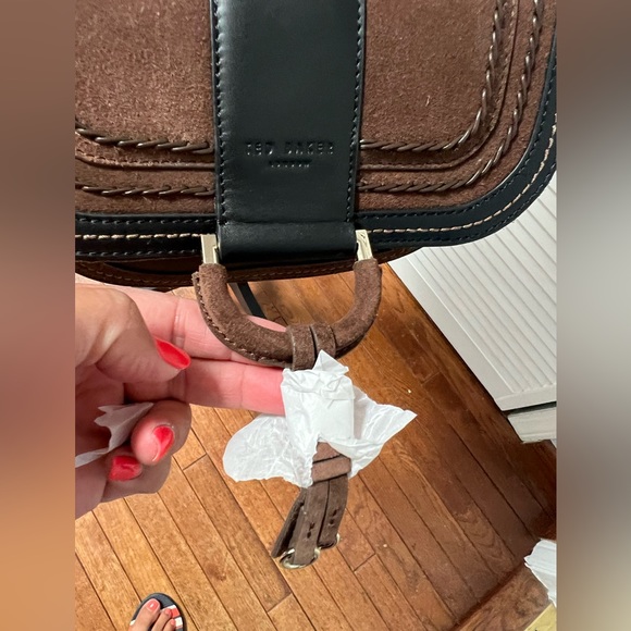 Ted Baker | Bags | Nwt Ted Baker Suede Saddle Bag New Wtags  NWT Ted Baker Suede Saddle Bag New W/tags